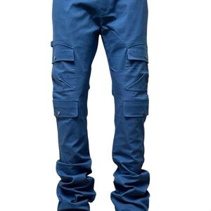 GENUINE TWILL STACK PANTS VINTAGE BLUE -
GN165